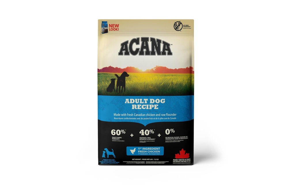 Acana Alimentation sèche Adult Dog Recipe, 6 kg