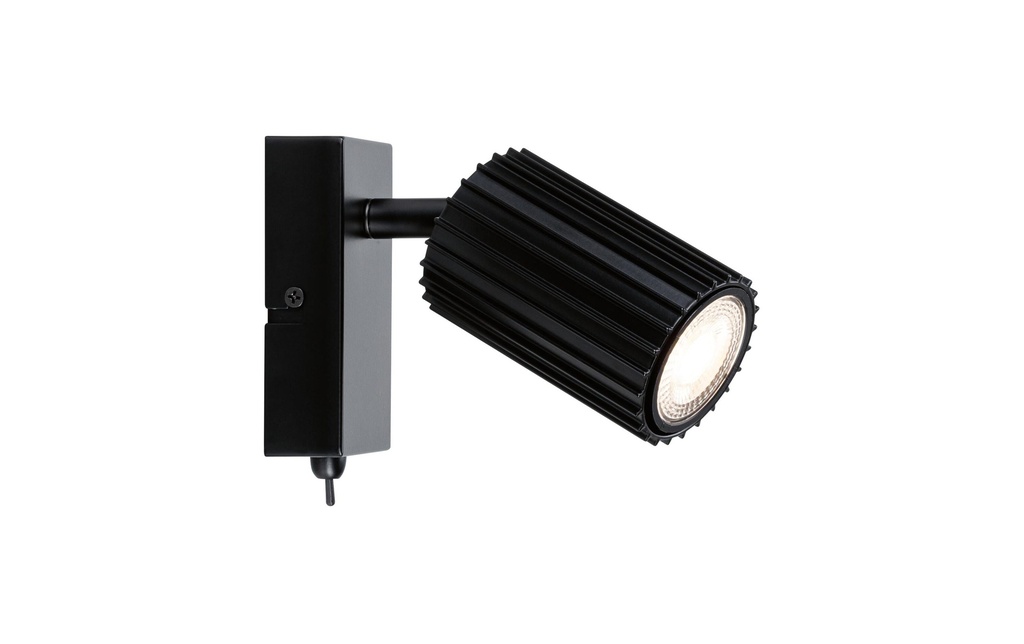 Paulmann Coup de projecteur sur Lirena GU10 max. 10W noir mat métal