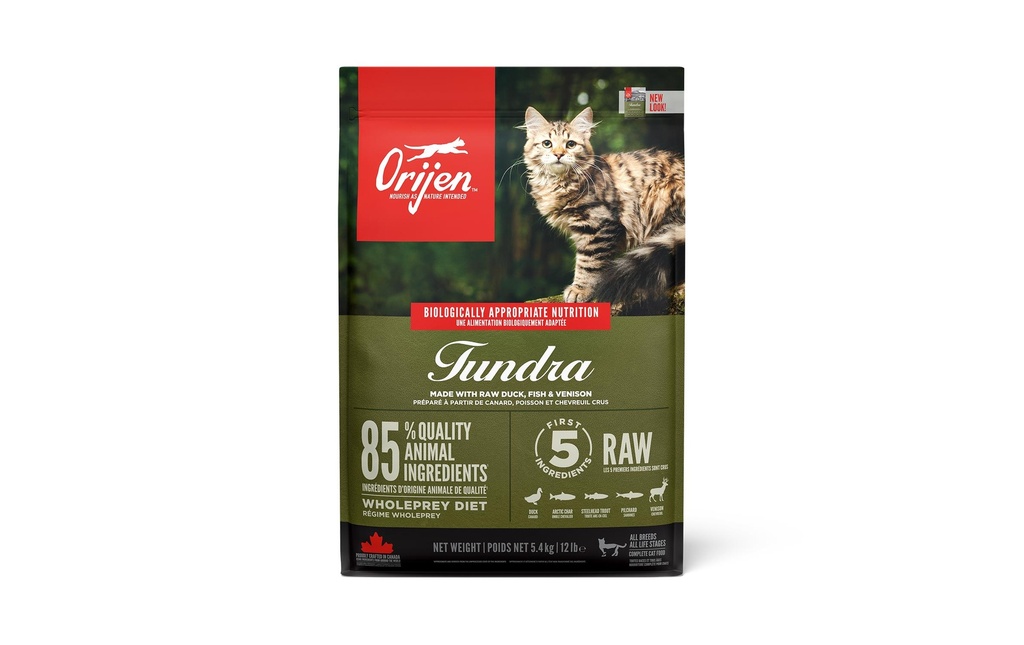 Orijen Alimentation sèche Cat Tundra avec chèvre, 5.4 kg