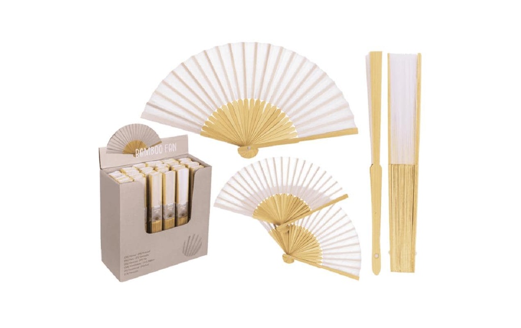 Trendcompany Éventails d'été Bambou