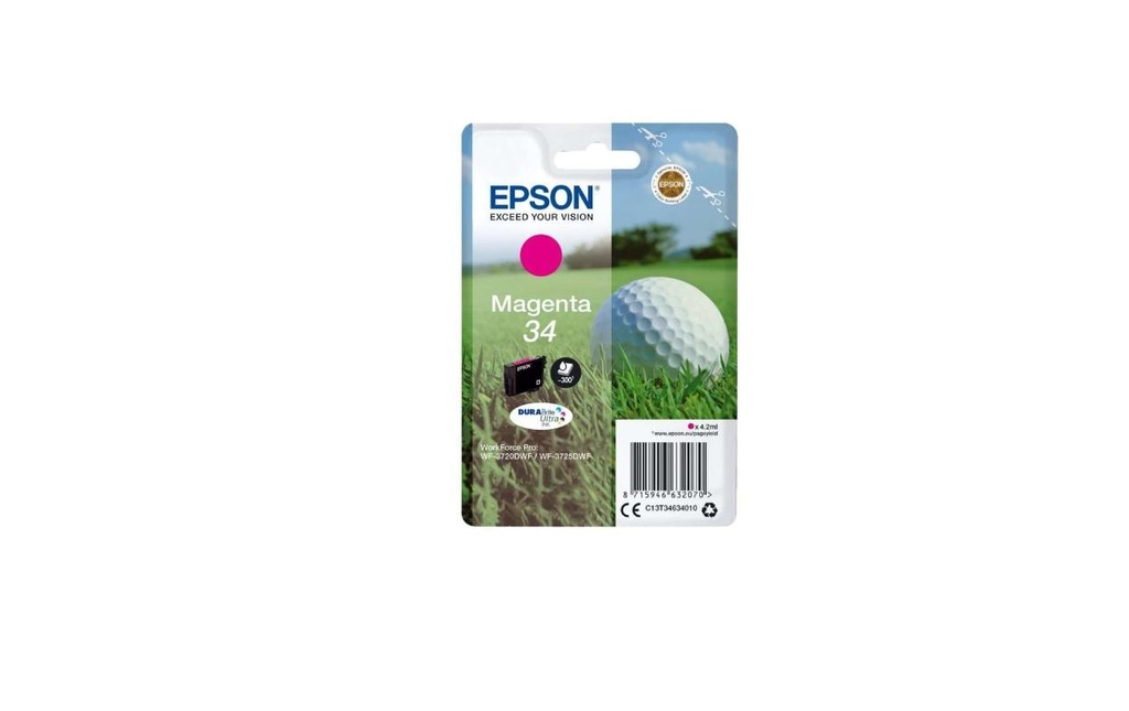 EPSON Epson cart.d'encre 34 magenta