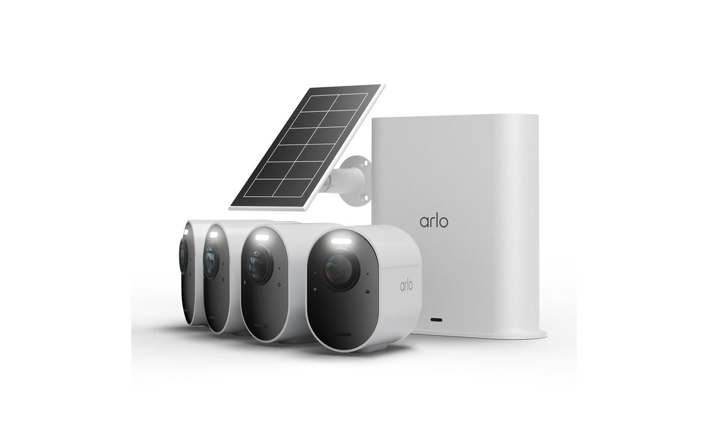 Arlo Kits de surveillance Ultra 3 4K UHD & Solar Panel 4 pièces
