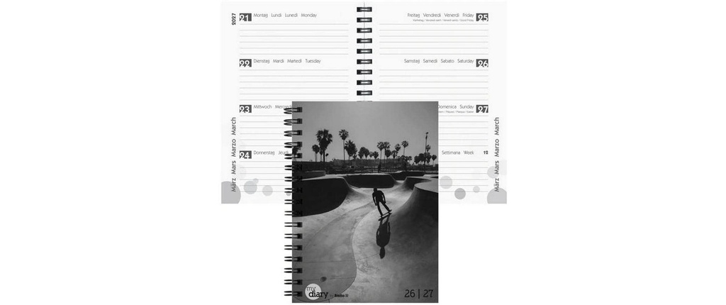 BIELLA Agenda scol.Wire-O 1S/2P Teddy