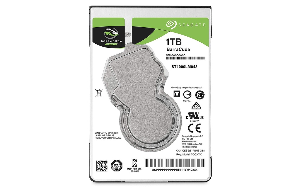 Seagate Disque dur BarraCuda 2.5 SATA 1 TB