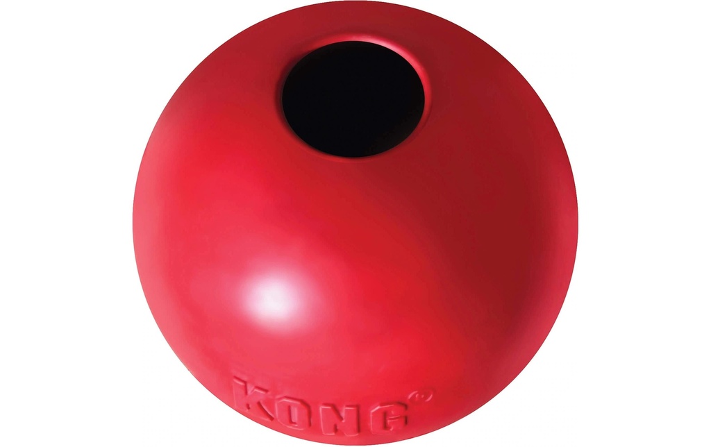 Kong Jouet pour chien Balle Classic M avec trou Rouge