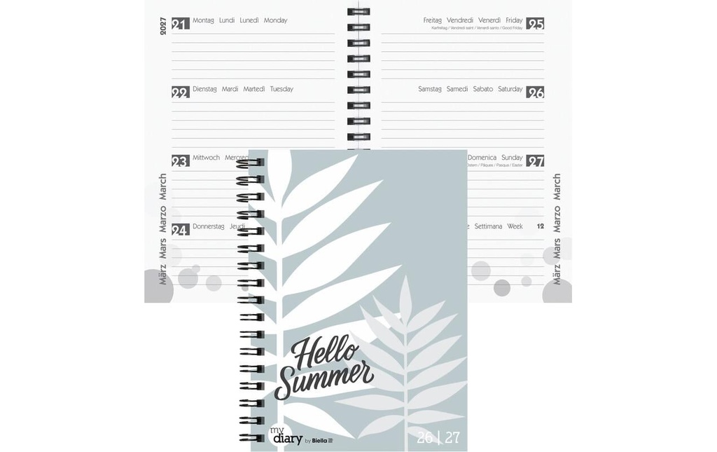 BIELLA Agenda scol.Wire 1S/2P Summer