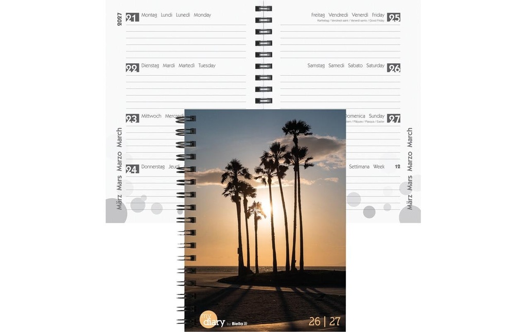 BIELLA Agenda scol.Wire-O1S/2P Beach