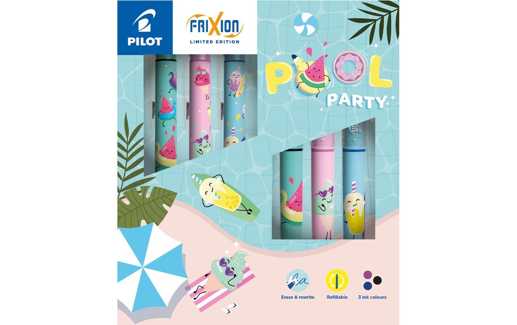 Pilot Pool Party Collector Box 6 pièces 0.7 mm