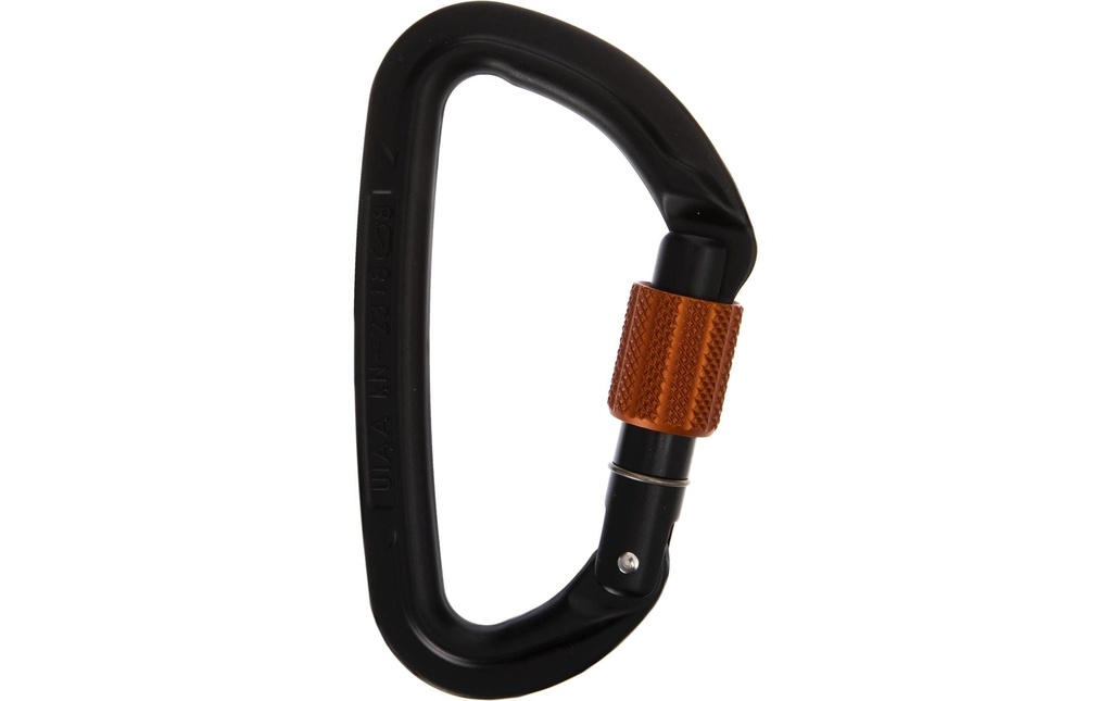 Wild Country Mousqueton Session Screw Gate noir/marron