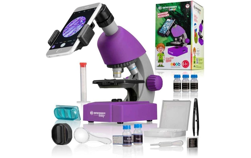 Bresser junior Microscope Junior Microscope 40x-640x Lila