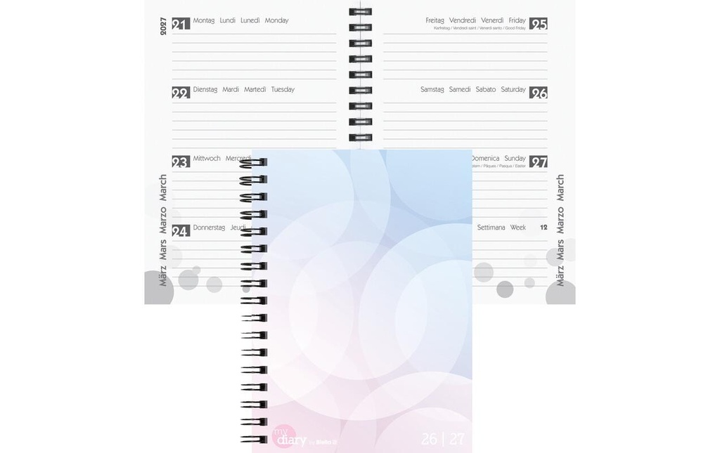 BIELLA Agenda scol.Wire-O 1S/2P Style