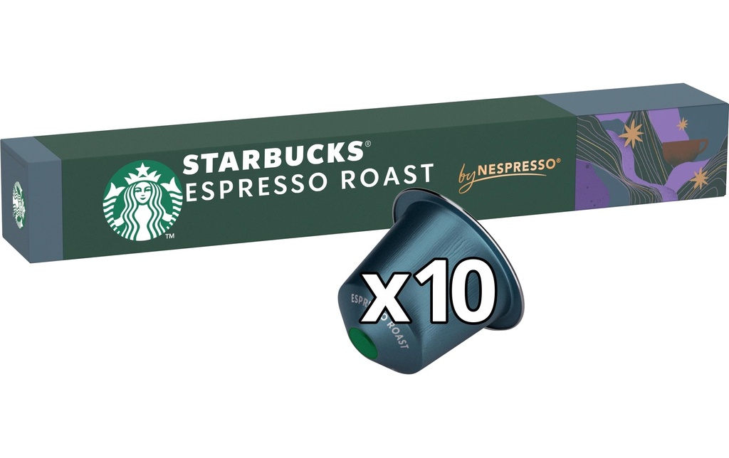 Starbucks Capsules de café Espresso Roast 10 pièces