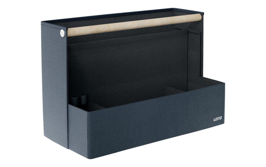 Leitz Organiseur de bureau Ergo en tissu, gris velours