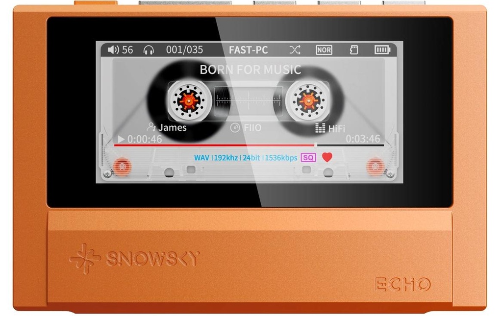 FiiO Lecteur haute résolution Snowsky ECHO Orange