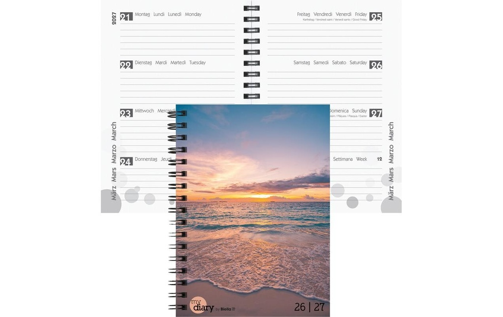 BIELLA Agenda scol.Wire 1S/2P Animal