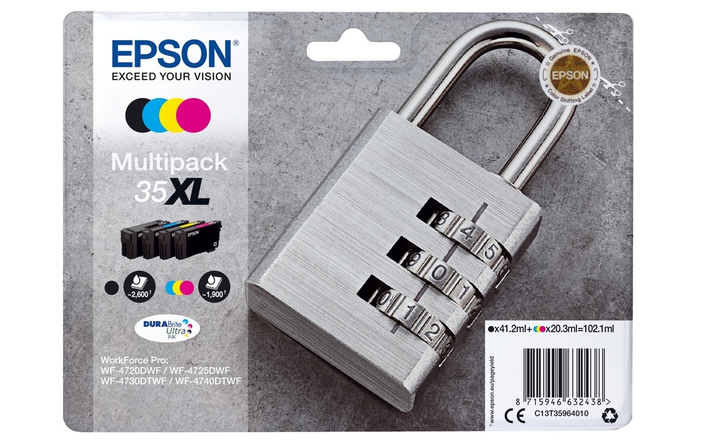 EPSON Epson cart. Multip. T35964 (4 pces)