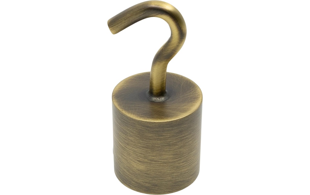 Meister Embout de câble/crochet 30 mm bronzé