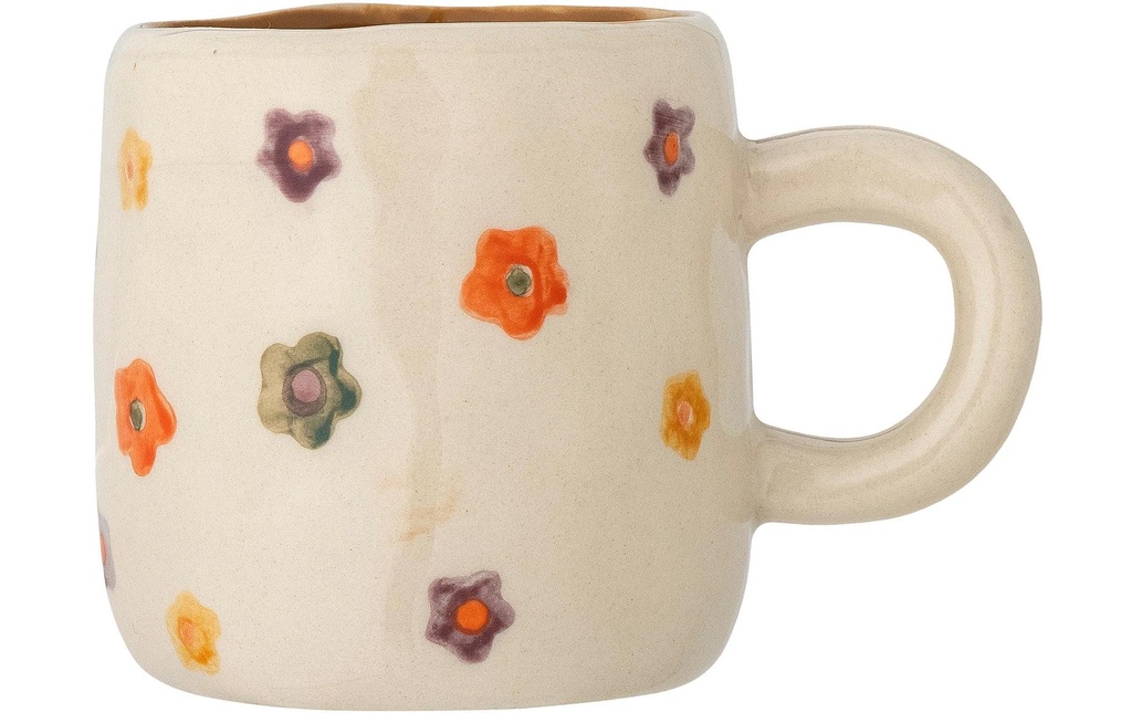Bloomingville Tasse universelle Addy 130 ml, 1 Pièce/s, Beige/Blanc