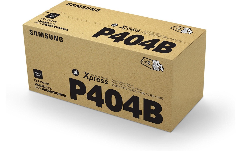 HP Samsung toner CLT-P404B 2pk bk