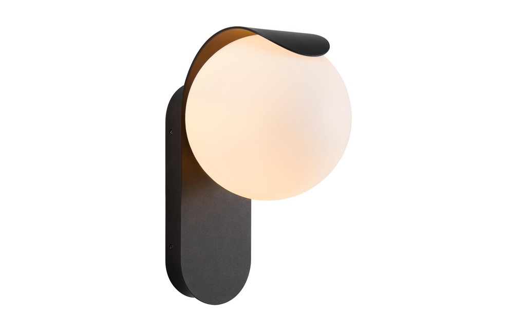 Nordlux Lampe murale Dalius 10W, E27, IP44, noir