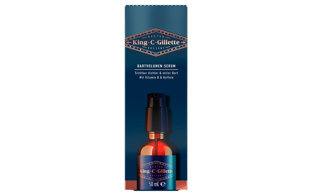 King C. Gillette Volume de barbe Sérum 50 ml