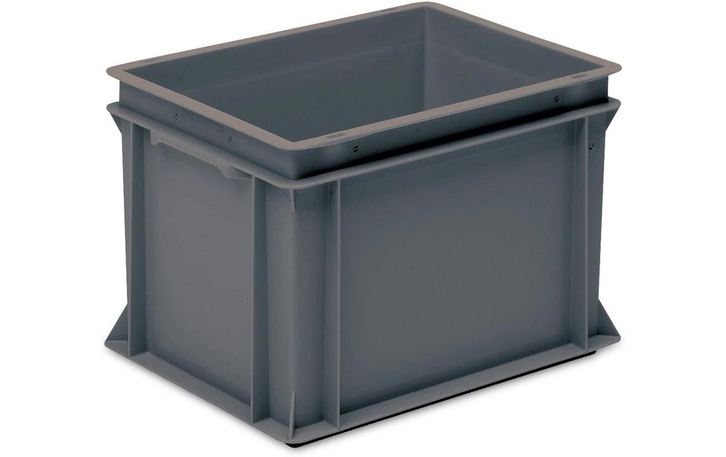 Utz Boîte empilable Oeco-Line Gris foncé 400 x 300 x 270 mm