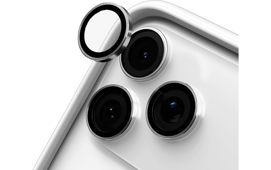 Rhinoshield Protection de caméra pour IPhone 17 Pro Max / 17 Pro Argent