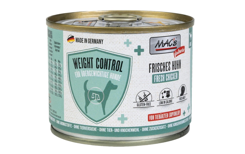 MAC's Vetcare Nourriture humide Contrôle du poids 200 g