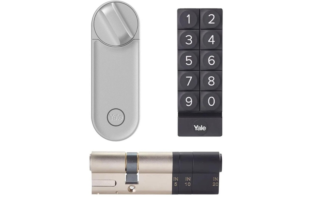 Yale Linus L2 Smart Lock Z+K-Kit, Argent