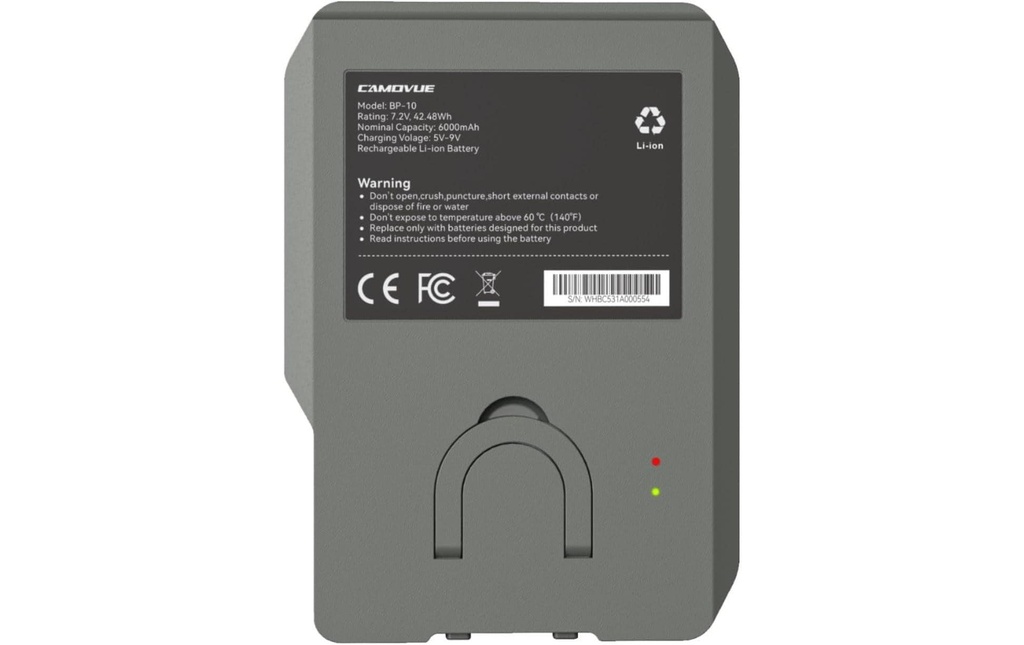 Reolink Zubehör Pack de piles Camovue Talon Pro Batterie Li-on 6000 mAh 7.2 V