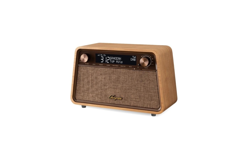 Sangean Radio WR-201D NATURAL Brun rouge