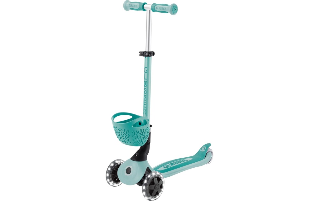 GLOBBER Patinette GO UP Baby Lights 360° Menthe