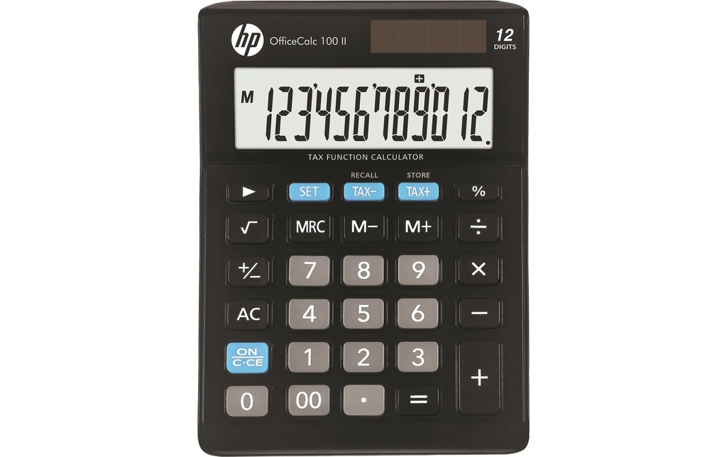 HP Calculatrice OfficeCalc 100 II Panneau métallique à 12 chiffres
