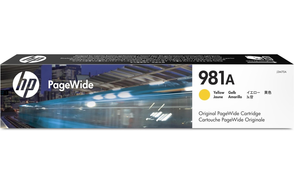 HP HP cart.d'encre 981A yellow