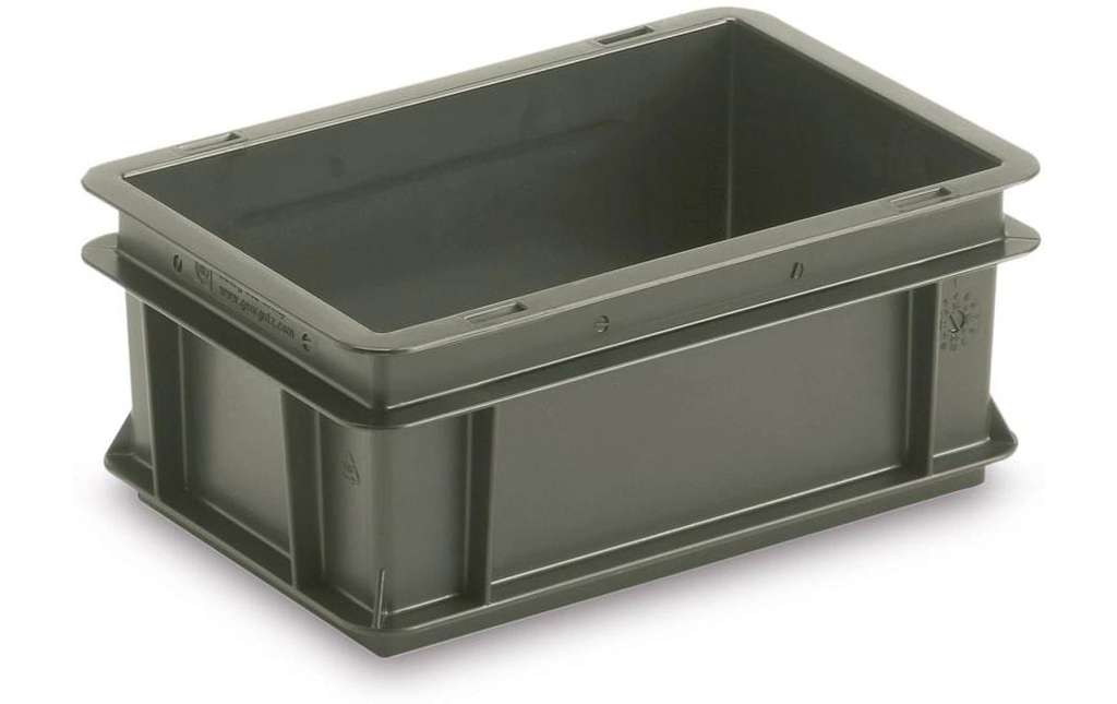 Utz Boîte empilable Oeco-Line gris foncé 300 x 200 x 117 mm