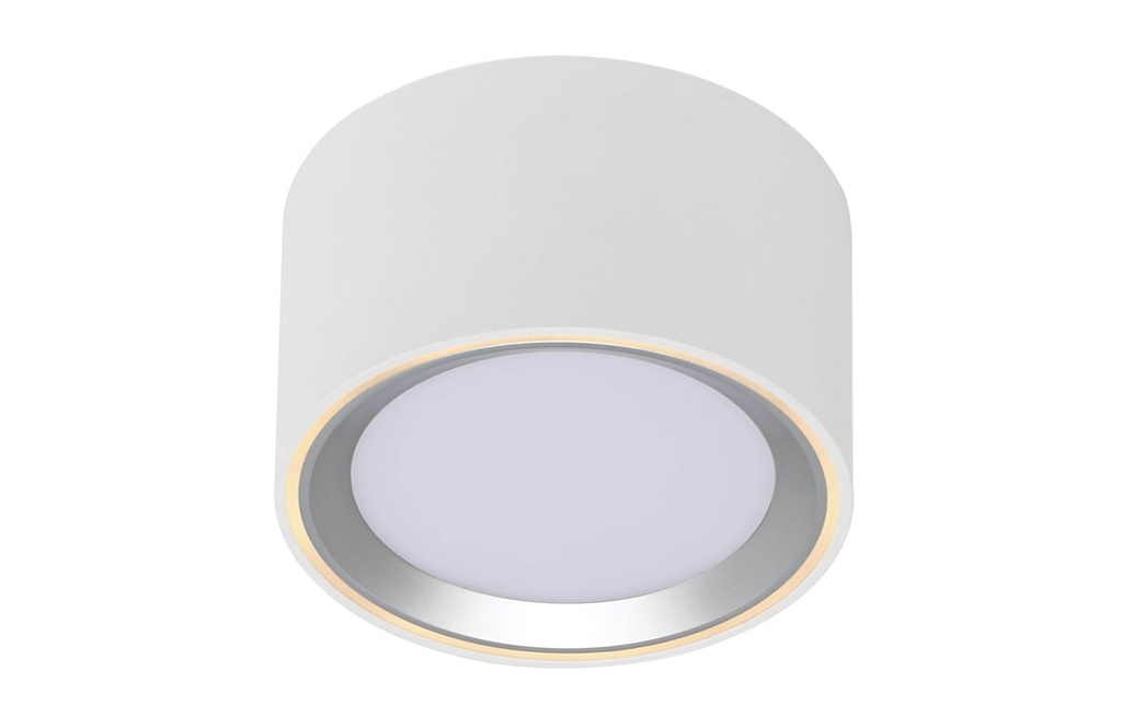 Nordlux Spot encastré Fallon 8.5W LED, 2700K, IP20, 230 V, blanc/acier