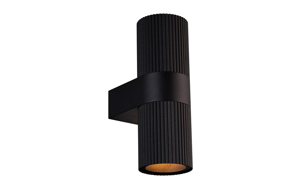 Nordlux Lampe murale Kyklop Ripple GU10, IP54, 230 V, noir