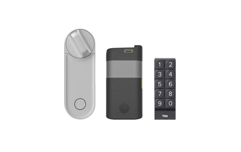 Yale Linus L2 Smart Lock Argent Kit Clavier + pack de piles