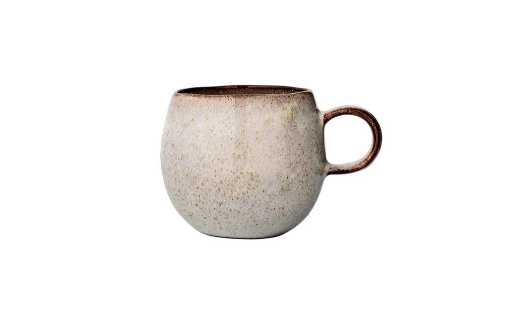 Bloomingville Tasse à café Sandrine 450 ml, 1 Pièce/s, Gris