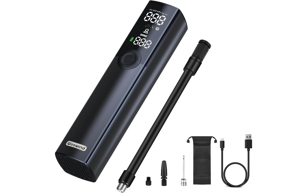 Woowind Pompe à air électrique Ventus Ride, 150 PSI, 2400 mAh, 8 W