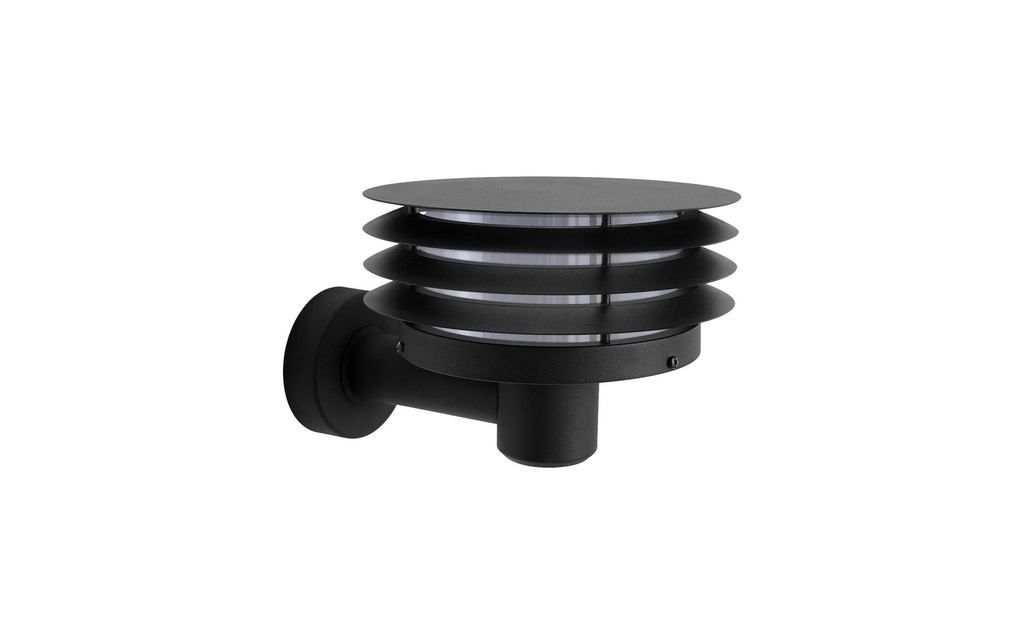 Nordlux Lampe murale Cirella 15W, E27, IP54, noir