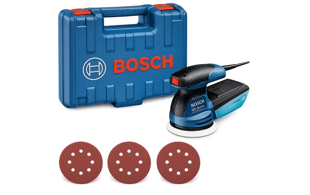 Bosch Professional Ponceuse excentrique PRO GEX 125-1 AE dans la mallette de l'artisan