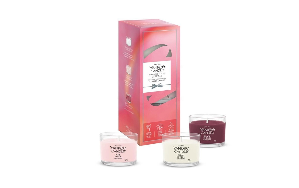 Yankee Candle Signature Coffret cadeau 3 mini-objets remplis