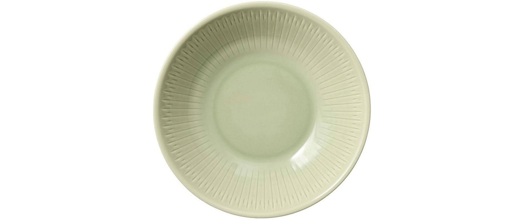 COAST Assiette de soupe et de pâtes Horizon, 21 cm, Grass, 4 pièces