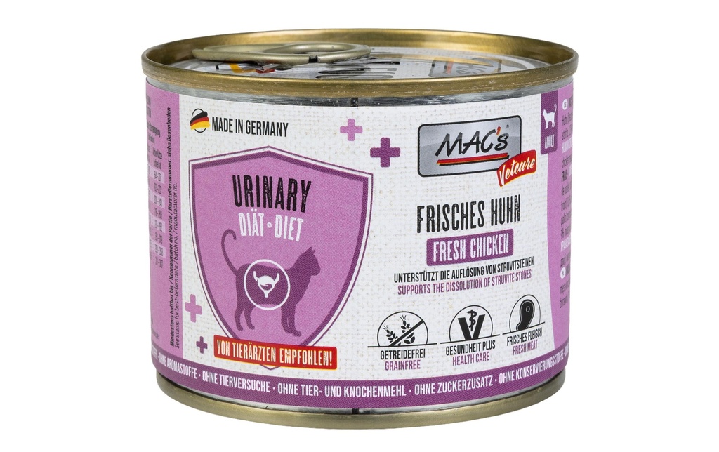 MAC's Vetcare Urinary poulet 0.2 kg