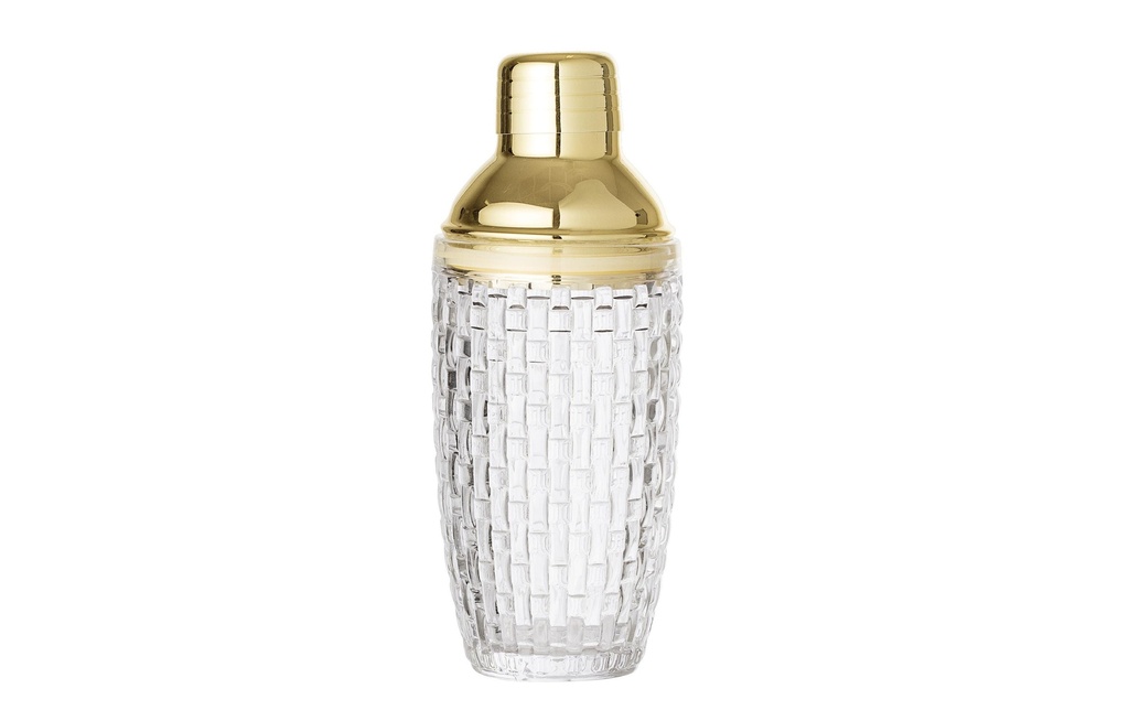 Bloomingville Mixeur de boissons Shaker 0.39 l, Doré