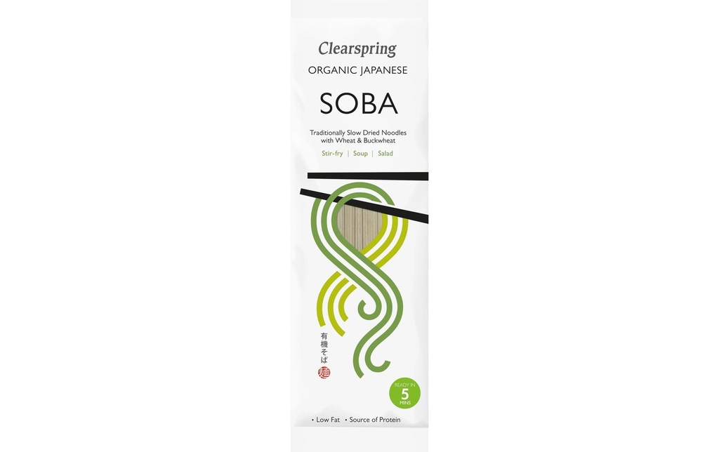 Clearspring Pâtes alimentaires Nouilles soba japonaises bio 200 g