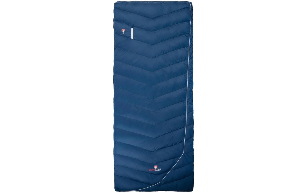 Grüezi Bag Sac de couchage Down Wool 2in1 Comfort 2.0 6°C/14°C R 185 cm, bleu
