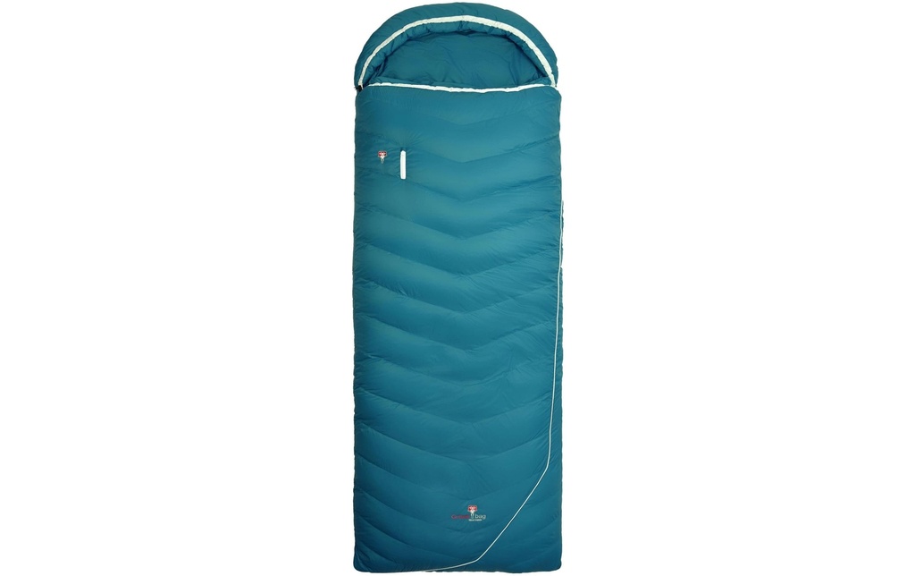 Grüezi Bag Sac de couchage DownWool Subzero Comfort 2.0 -1 °C R 185 cm, turquoise