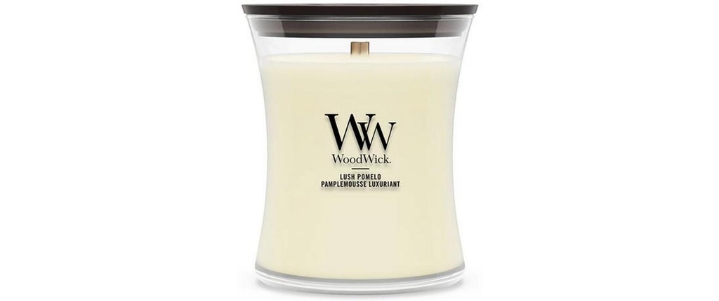 Woodwick Bougie parfumée Lush Pomelo Medium Jar